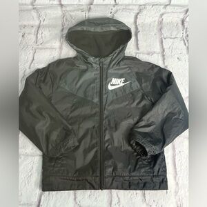 Nike Kids Windrunner fleece lined zip Jacket size 7